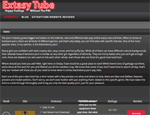 Tablet Screenshot of extasytube.com